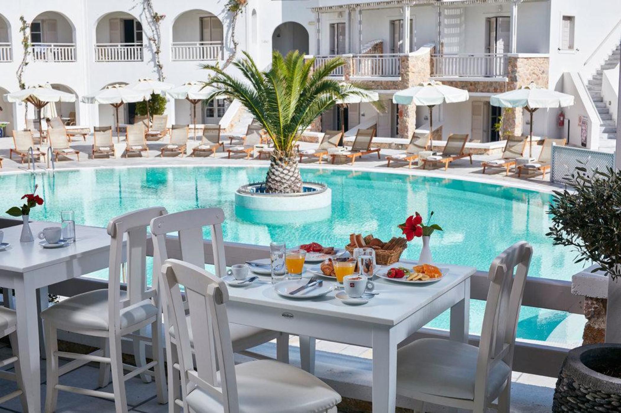 Aegean Plaza Hotel Камари Экстерьер фото