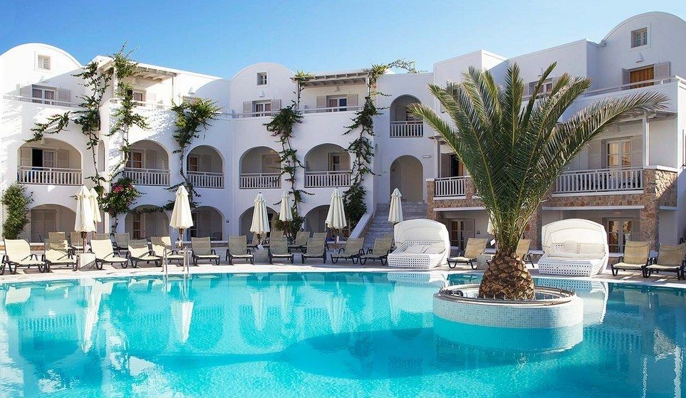 Aegean Plaza Hotel Камари Экстерьер фото